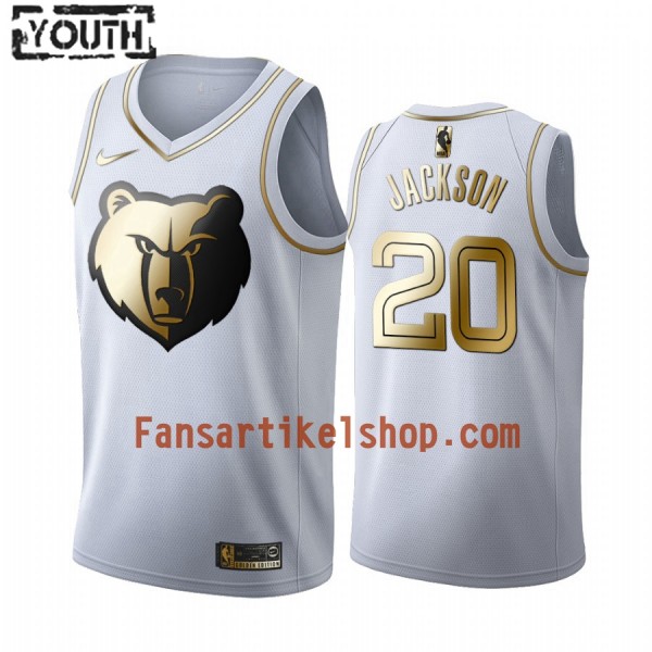 NBA Memphis Grizzlies Trikot Josh Jackson 20 Nike 2019-2020 Weiß Golden Edition Swingman - Kinder NBA Memphis Grizzlies Trikot Josh Jackson 20 Nike 2019-2020 Weiß Golden Edition Swingman - Kinder